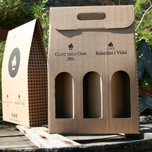 Load image into Gallery viewer, Estuche de cartón para 3 botellas
